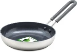 GreenPan Mini Koekenpan 14cm - Zilver - Inductie - PFAS-vrij -Keukengerei Winkel 1200x811