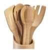 Merkloos Keukengerei Set Hout Met Houder Bamboe Lepel Spatel Keukenhulp -Keukengerei Winkel 1200x899 19