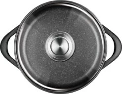 Smile 10-Delige Pannenset - Anti Aanbaklaag - Vaatwasser Bestendig - Zwart - MGK-17 -Keukengerei Winkel 1200x919