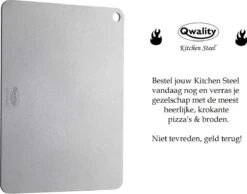 Pizzasteen Van Staal – Pizza Steen - Pizza En Brood Bakken - 40 X 30 X 0,6 Cm - Cadeau Voor Man - Kitchen Steel By Qwality 12 Pizzasteen Van Staal – Pizza Steen - Pizza En Brood Bakken - 40 X 30 X 0,6 Cm - Cadeau Voor Man - Kitchen Steel By Qwality -Keukengerei Winkel 1200x944 3