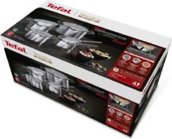Tefal Nordica Pannenset 4 Delig - Steelpan Ø16 Cm & Kookpan Ø 18 + Ø 20 + Ø 24 Cm -Keukengerei Winkel 1200x968