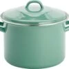 Lite-Body Magnus Soeppan/Stamppotpan Met Deksel - 24cm/8l - Emaille - Olijf Groen -Keukengerei Winkel 1200x985 3