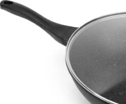 Swiss Pro+ Wokpan - Met Glazen Deksel - 28cm - Zwart 9 Swiss Pro+ Wokpan - Met Glazen Deksel - 28cm - Zwart -Keukengerei Winkel 1200x997 2