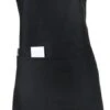 Schortenwinkel - Professioneel Keukenschort - Kookschort - Horeca - Zwart -Keukengerei Winkel 450x1200
