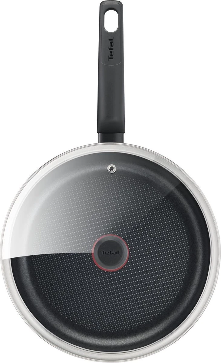 Tefal Easy Plus Hapjespan - Ø 24 Cm + Deksel - Niet Geschikt Voor Inductie 4 Tefal Easy Plus Hapjespan - Ø 24 Cm + Deksel - Niet Geschikt Voor Inductie - Afbeelding 2