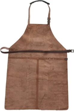 Old West BBQ Schort Barbecue Schort Leer - Cognac Bruin 16 Old West BBQ Schort Barbecue Schort Leer - Cognac Bruin -Keukengerei Winkel 799x1200 7