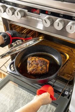 Smile 10-Delige Pannenset - Anti Aanbaklaag - Vaatwasser Bestendig - Zwart - MGK-17 -Keukengerei Winkel 800x1200 7