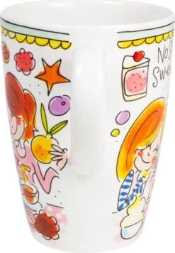 Blond Amsterdam Even Bijkletsen Beker XL 500 Ml - Mint Rand 10 Blond Amsterdam Even Bijkletsen Beker XL 500 Ml - Mint Rand -Keukengerei Winkel 833x1200 1