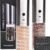 DODANA Premium Peper - & Zoutmolen Elektrisch - 1 Stuk - Pepermolen - Zoutmolen - Oplaadbaar - USB - Elektrische Pepermolen - RVS - Zwaartekracht Functie - LED Lamp - Nl Handleiding - Incl Borsteltje -Keukengerei Winkel 853x1200 1