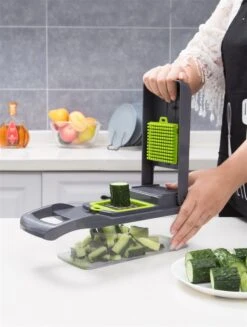Merkloos Mandoline – Multifunctionele Groentesnijder – Nicer Dicer -Keukengerei Winkel 907x1200